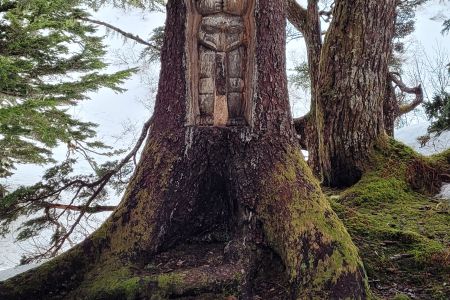 Mt. Roberts carving