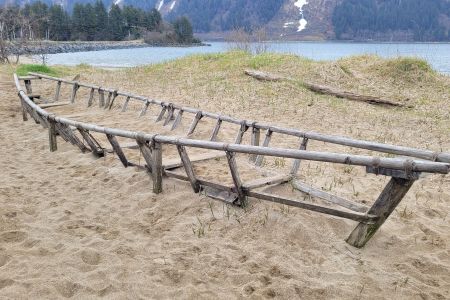 Restored canoe
